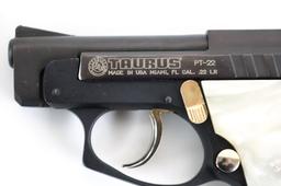 Taurus PT-22 .22 LR Semi Auto Pistol w/ Box