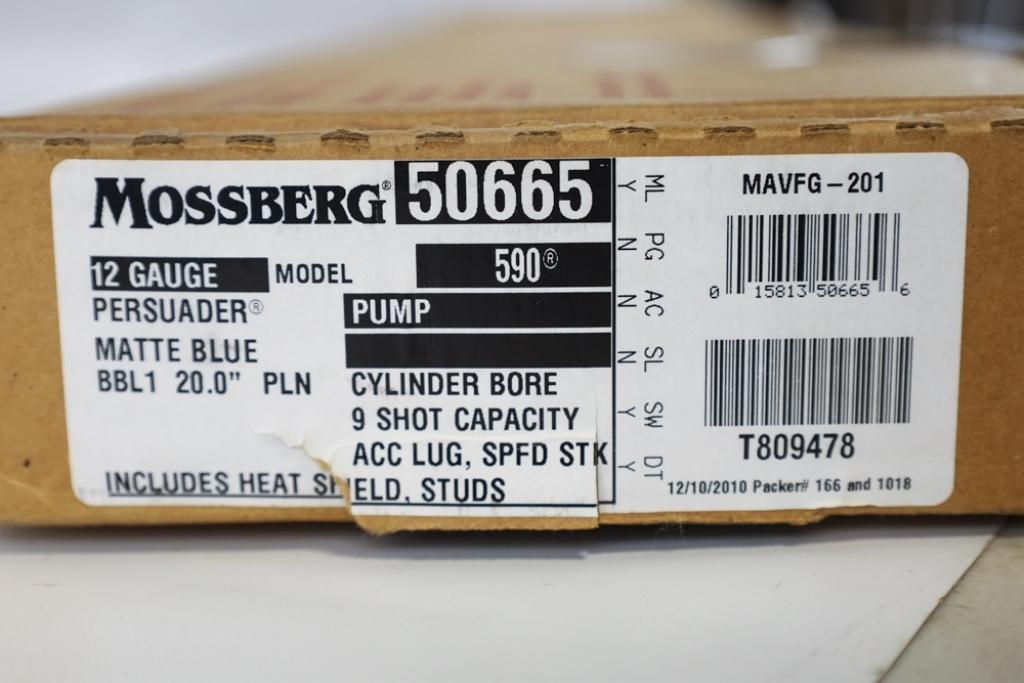 Mossberg Model 590 Persuader 12 Ga. Shotgun In Box