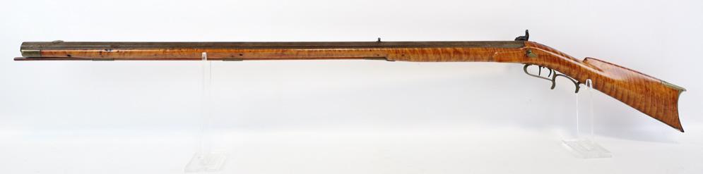 Antique .32 Cal Tiger Maple Muzzleloader Rifle