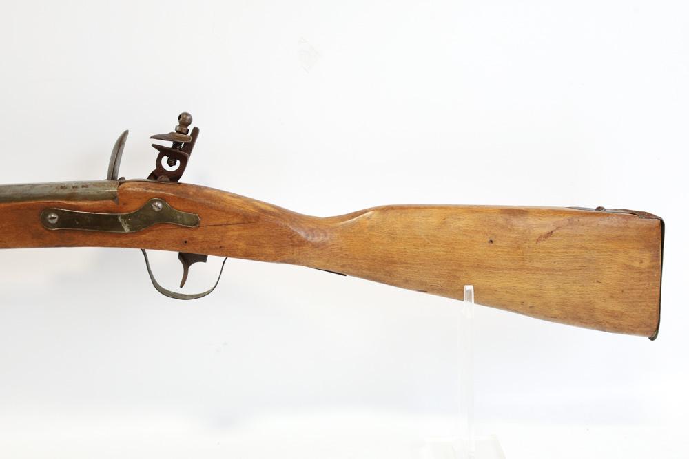 Antique Belgian .60 Cal Flintlock Rifle