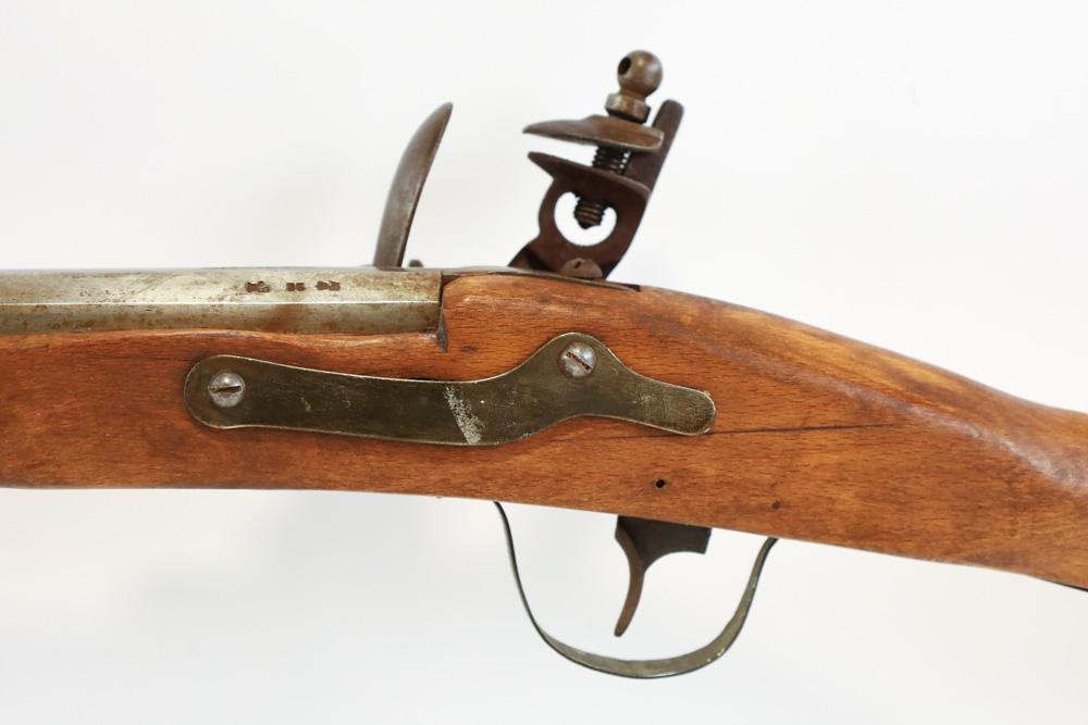 Antique Belgian .60 Cal Flintlock Rifle