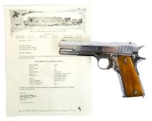WW1 U.S. Army Colt 1911 .45 ACP Pistol w/ Letter