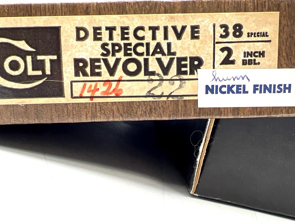 Colt Detective Special Revolver 2 Inch .38 Spl Box
