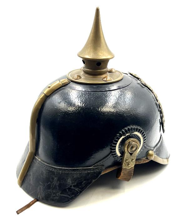 Bavarian Lion Shield Imperial German Helmet