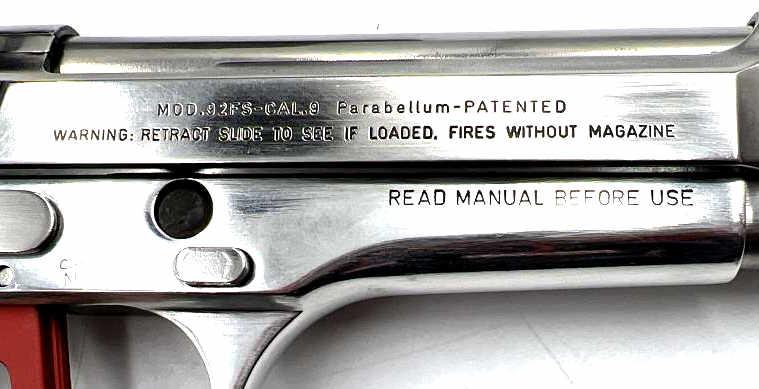 Beretta Model 92FS 9mm Semi-Auto Pistol in Box