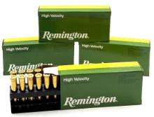 (4) Remington High Velocity 30-30 Win Ammo 80 Ct