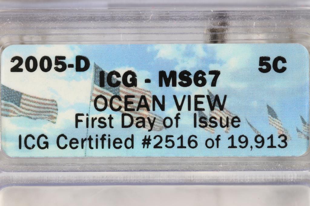 2005-D OCEAN IN VIEW NICKEL ICG MS67