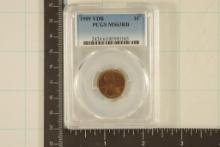 1909-VDB LINCOLN CENT PCGS MS63RB