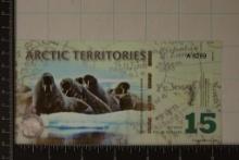 2011 ARCTIC TERRITORIES 15 POLAR DOLLAR, CRISP UNC