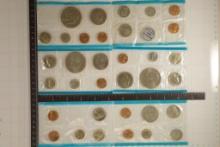 6 PARTIAL "P" MINT MARKED UNC SETS, 4 INLCUDE "S"