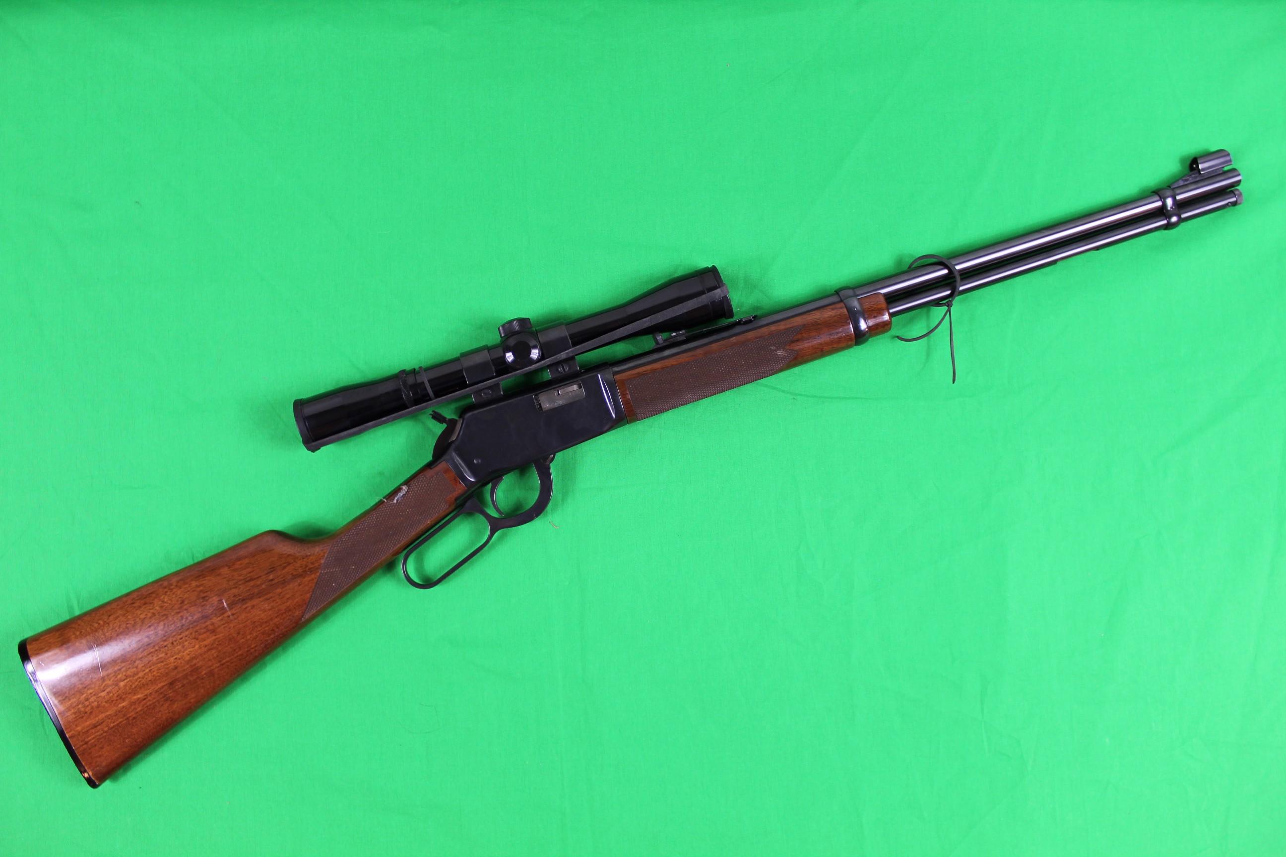 Winchester 9422M Rifle w/ Bushnell Scope, caliber 22 Magnum, s/n F446418.