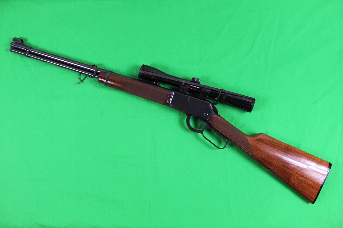 Winchester 9422M Rifle w/ Bushnell Scope, caliber 22 Magnum, s/n F446418.