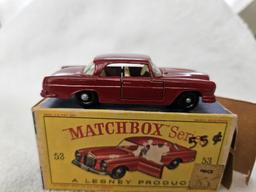 MATCHBOX #53 MERCEDES  COUPE  RED
