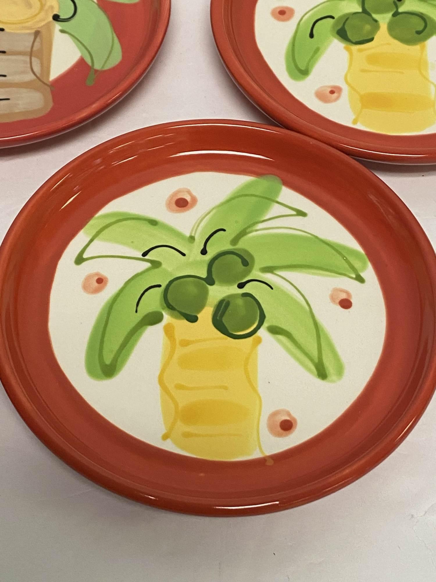 8 - 6" PLATES BY SUSAN PAINTER