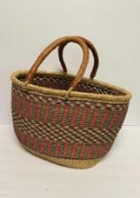 LARGE POLYCHROMATIC HANDLED TOTE