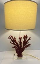 EQUALLY AMAZING RED CORAL LAMP