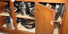 BOTTOM CABINET OF COOKWARE