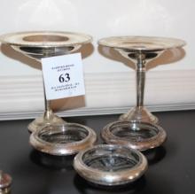 STERLING SILVER CANDY DISHES