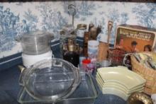 COUNTER TOP GROUP OF KITCHENWARE