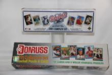 2 BOXES 1991  UPPER DECK AND DONRUSS BASEBALL CARD