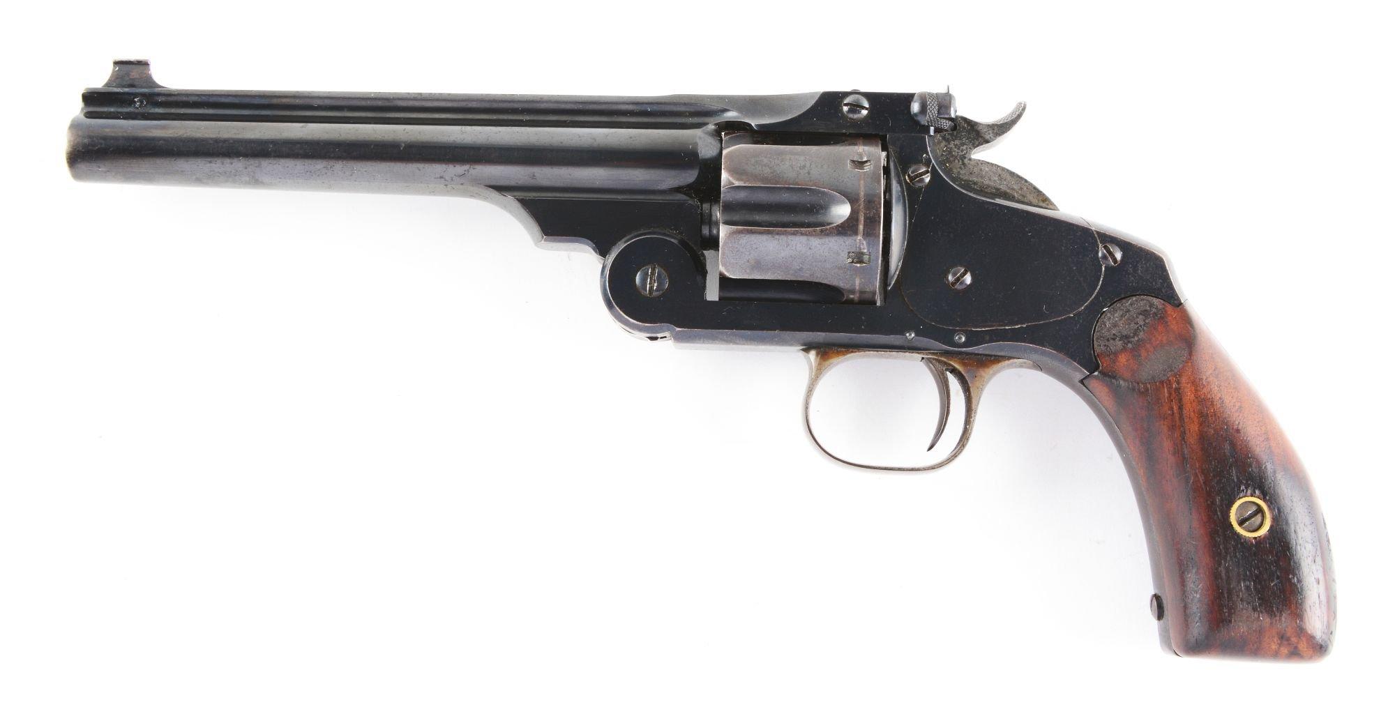(A) S&W New Model No. 3 Target Revolver.
