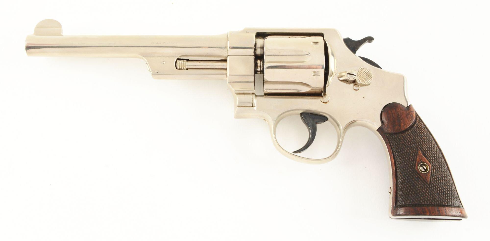 (C) S&W .44 Triple Lock Revolver.