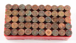 Lot of 50: Henry Flat Nose Raised "H" Rounds.