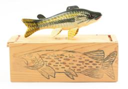 Lot of 5: Contemporary Michigan Fish Decoys in Original Boxes.