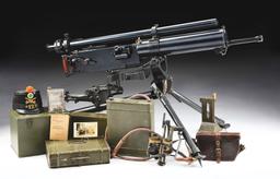 (N) Absolutely Fantastic Swiss MG-11 Maxim Machine Gun on Tripod (Curio and Relic).