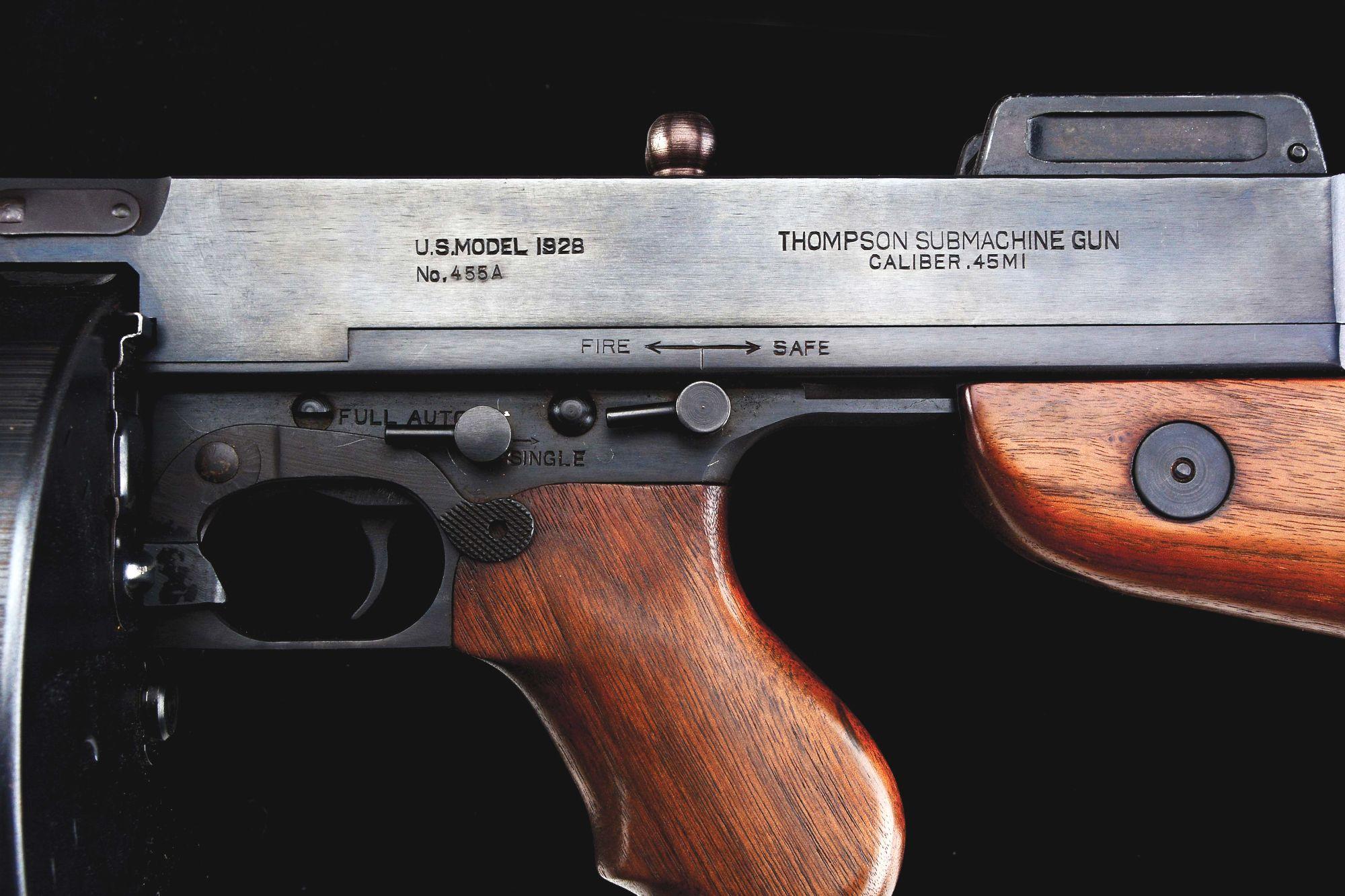 (N) Exceedingly Fine West Hurley Model 1928 Thompson Machine Gun (Curio & Relic).
