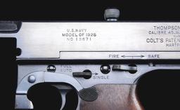 (N) Desirable Colt U.S. Navy 21/28 Overstamp Thompson Machine Gun with Police Markings (Curio & Reli
