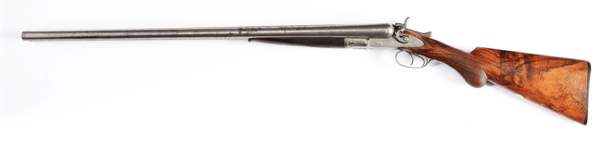 (A) Scarce Game Scene Engraved Colt 1878 Hammer Double Barrel Shotgun (1885).