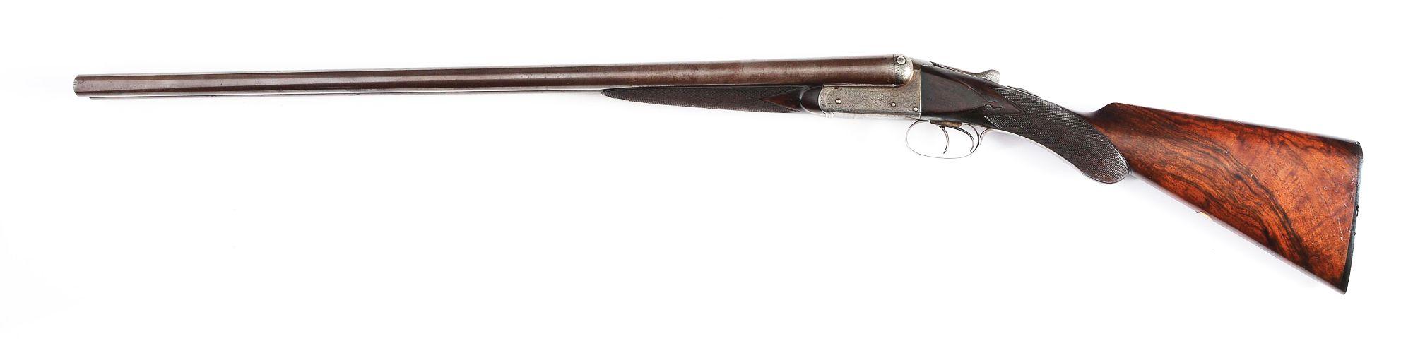 (A) Exceedingly Rare Winchester Double Barrel Hammerless Boxlock Shotgun.