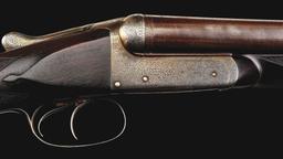 (A) Exceedingly Rare Winchester Double Barrel Hammerless Boxlock Shotgun.