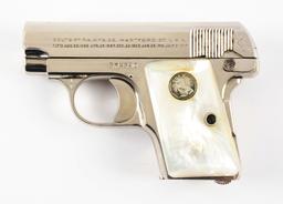 (C) Boxed Nickel Colt Model 1908 Semi-Automatic Pocket Pistol (1928).