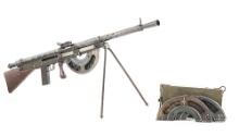 (N) FINE CONDITION SPECIMEN OF HISTORIC WORLD WAR I FRENCH CHAUCHAT MODEL 1915 MACHINE GUN WITH ORIG