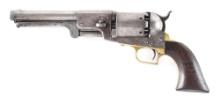 (A) MARTIALLY MARKED COLT FIRST MODEL DRAGOON PERCUSSION REVOLVER WITH DESIRABLE US DRAGOONS MARKED
