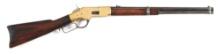 (A) WINCHESTER MODEL 1886 LEVER ACTION CARBINE.