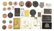 LOT OF MISCELLANEOUS THIRD REICH PLAQUES.