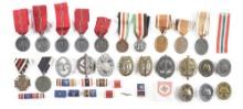 LOT OF MISCELLANEOUS THIRD REICH MEDALS.