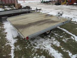 2001 Yacht Club 8.5' x 8' two place snowmobile trailer