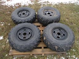ATV tires two 25 x 8-12, two 25 x 10 - 12
