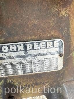 2072-JOHN DEERE 420W (SN# 104365)