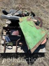 PALLET OF OLIVER TRACTOR/IMPLEMENT PARTS **NO SHIPPING AVAILABLE**