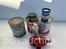 COLLECTIBLE OIL CANS **NO SHIPPING AVAILABLE**