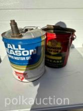 CONOCO & CO-OP OIL CANS