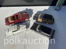 (4) TOY CARS