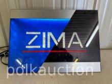 ZIMA LIGHTED SIGN  **NO SHIPPING AVAILABLE**