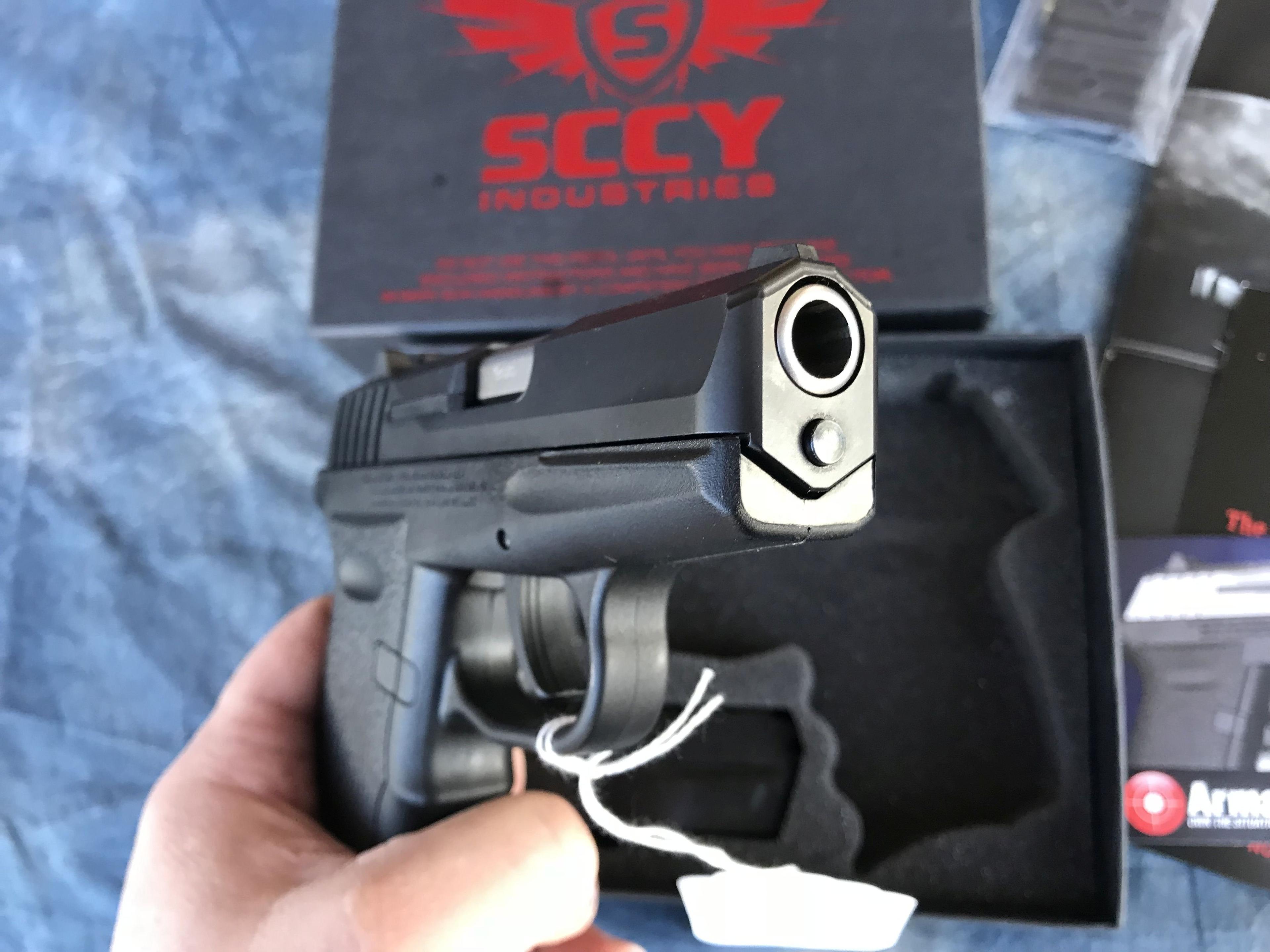 15. SCCY Model CPX-2 9MM w/ Extra Mag & Box SN: 344345