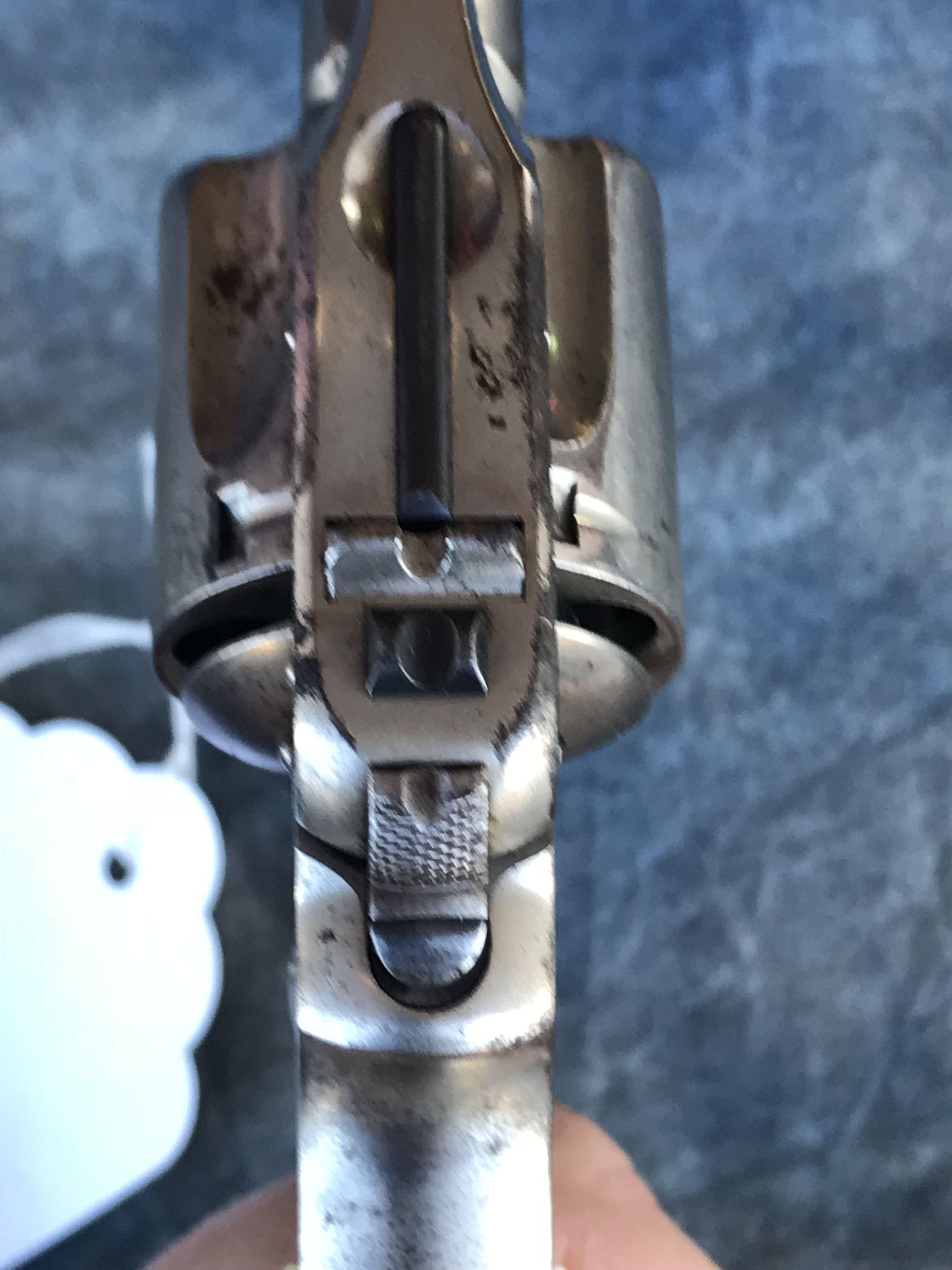 17. S&W .38? (Unmarked Caliber) Break-Over Revolver SN:67166